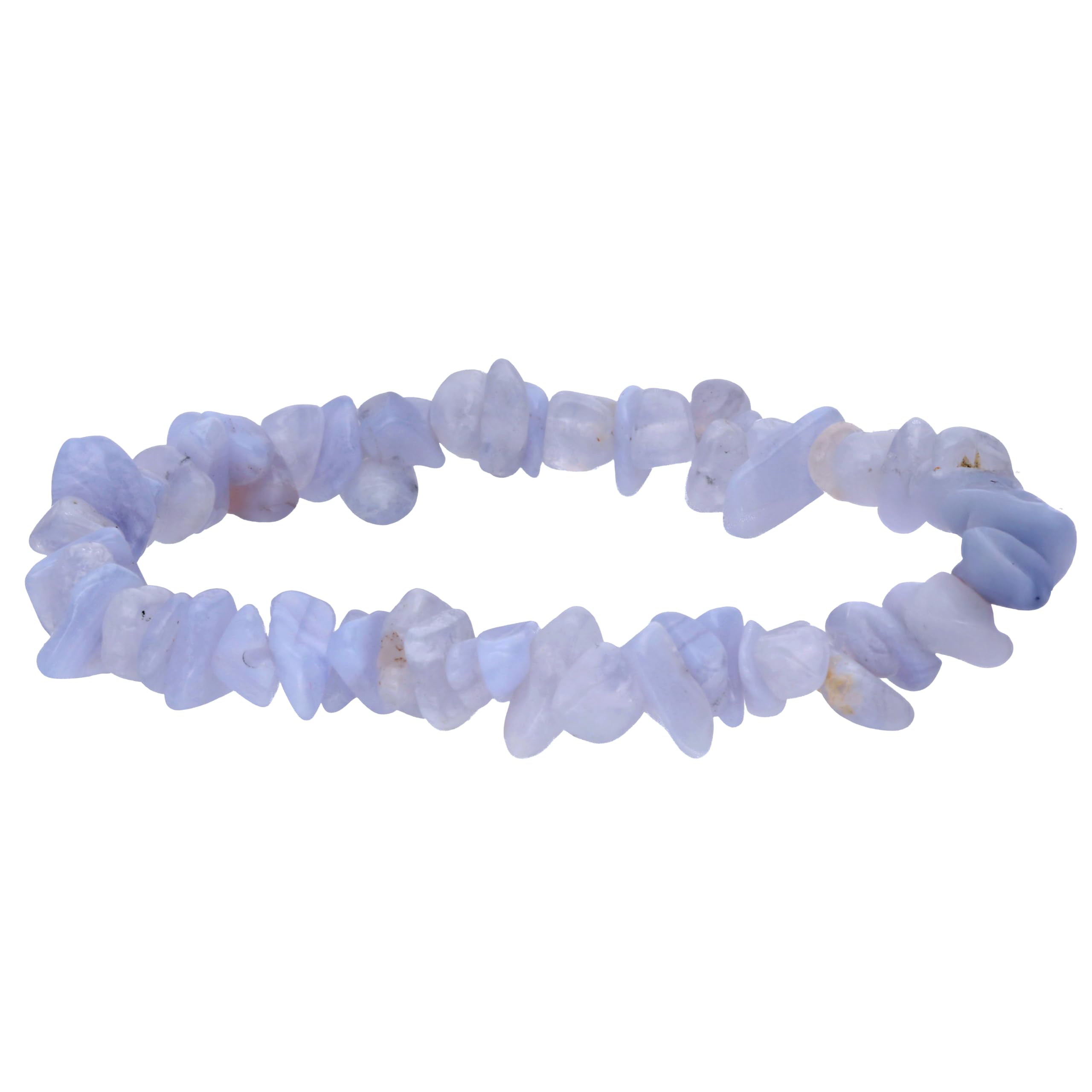 Lebensquelle Plus Bracelet en calcédoine Bleue