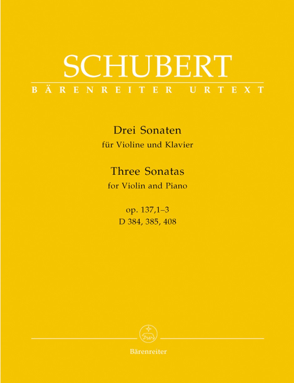 Three Sonatas (Sonatinas) Op.137 for Violin & Piano