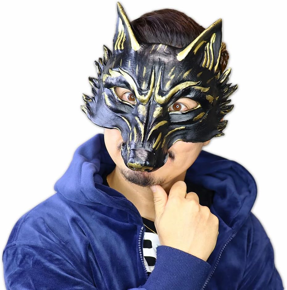 狼　お面　仮面　狼男　大人　マスク　コスプレ　ハロウィン　子供　ウルフ 狼 お面 仮面 狼男 大人 マスク コスプレ ハロウィン 子供
