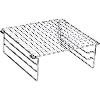 Barbecue Warming Rack Heavy Duty Stainless Steel Portable Cooking Grate