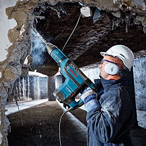 Martelo perfurador Bosch GBH 12-52 DV com SDS max com maleta