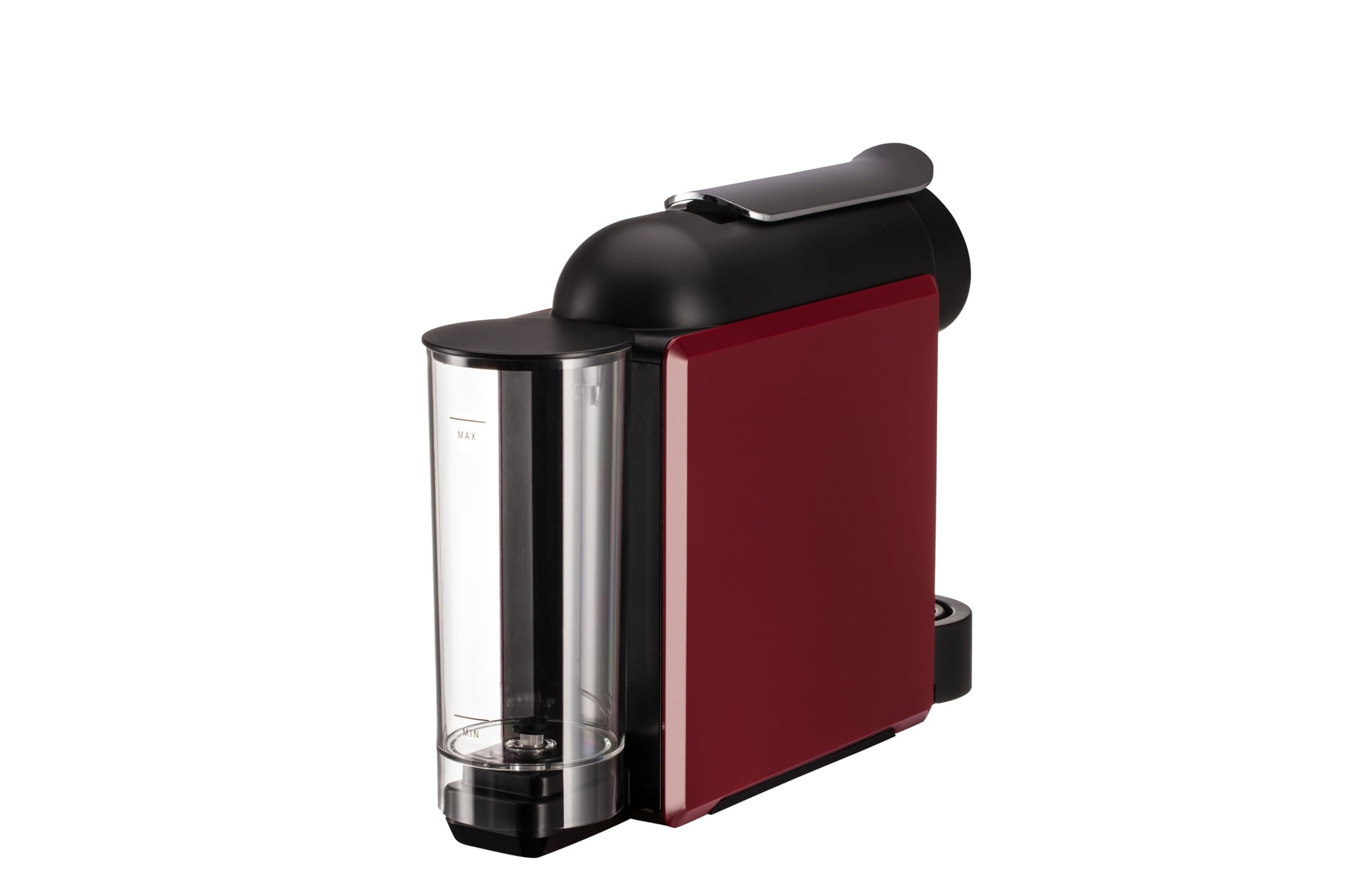 Delta Q - Mini Qool Roja - Cafetera para Cápsulas Delta Q Compacta Versátil y Minimalista - Fácil de usar