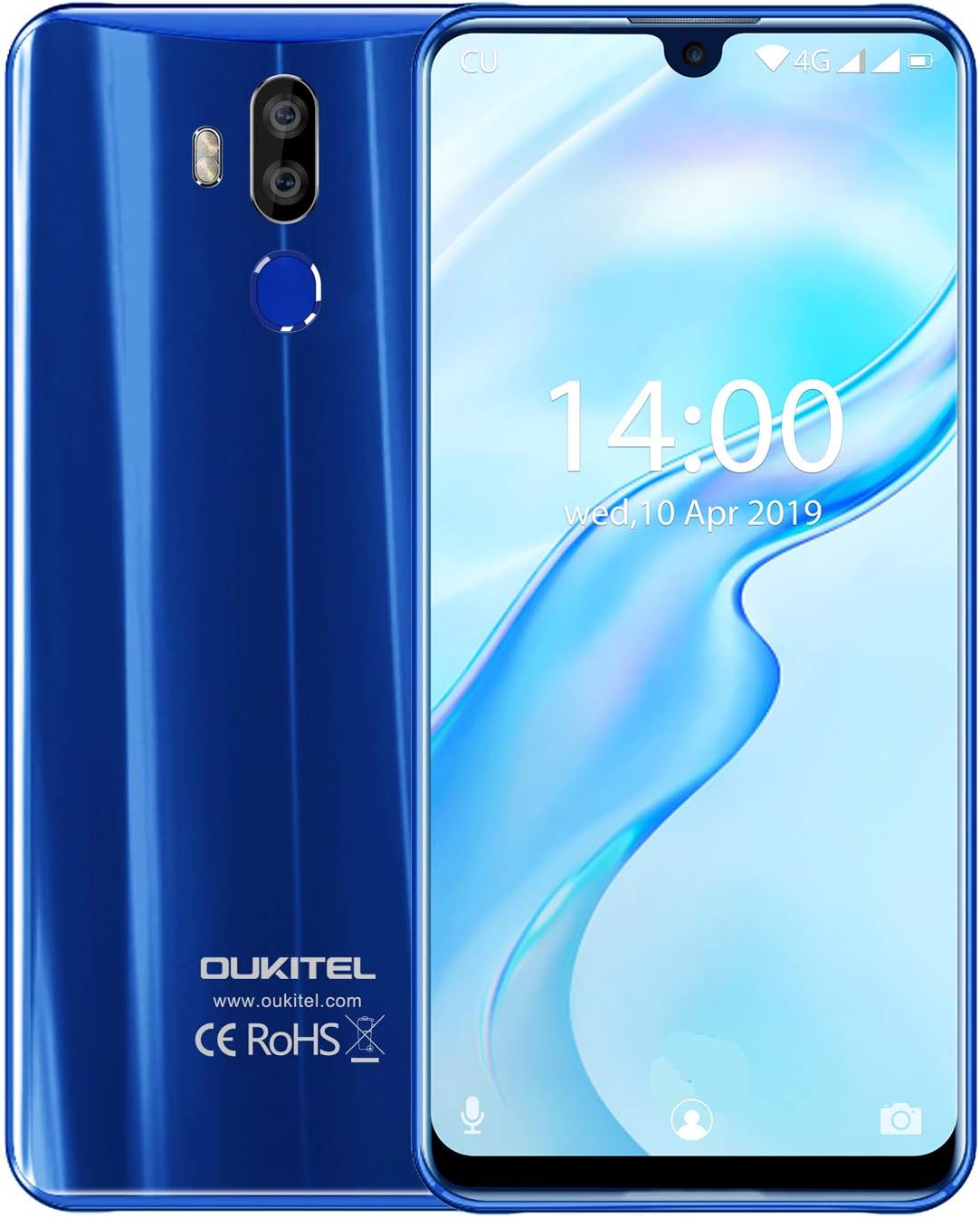 OUKITEL K9 Unlocked Cell Phones 7.12" FHD+ Water Drop