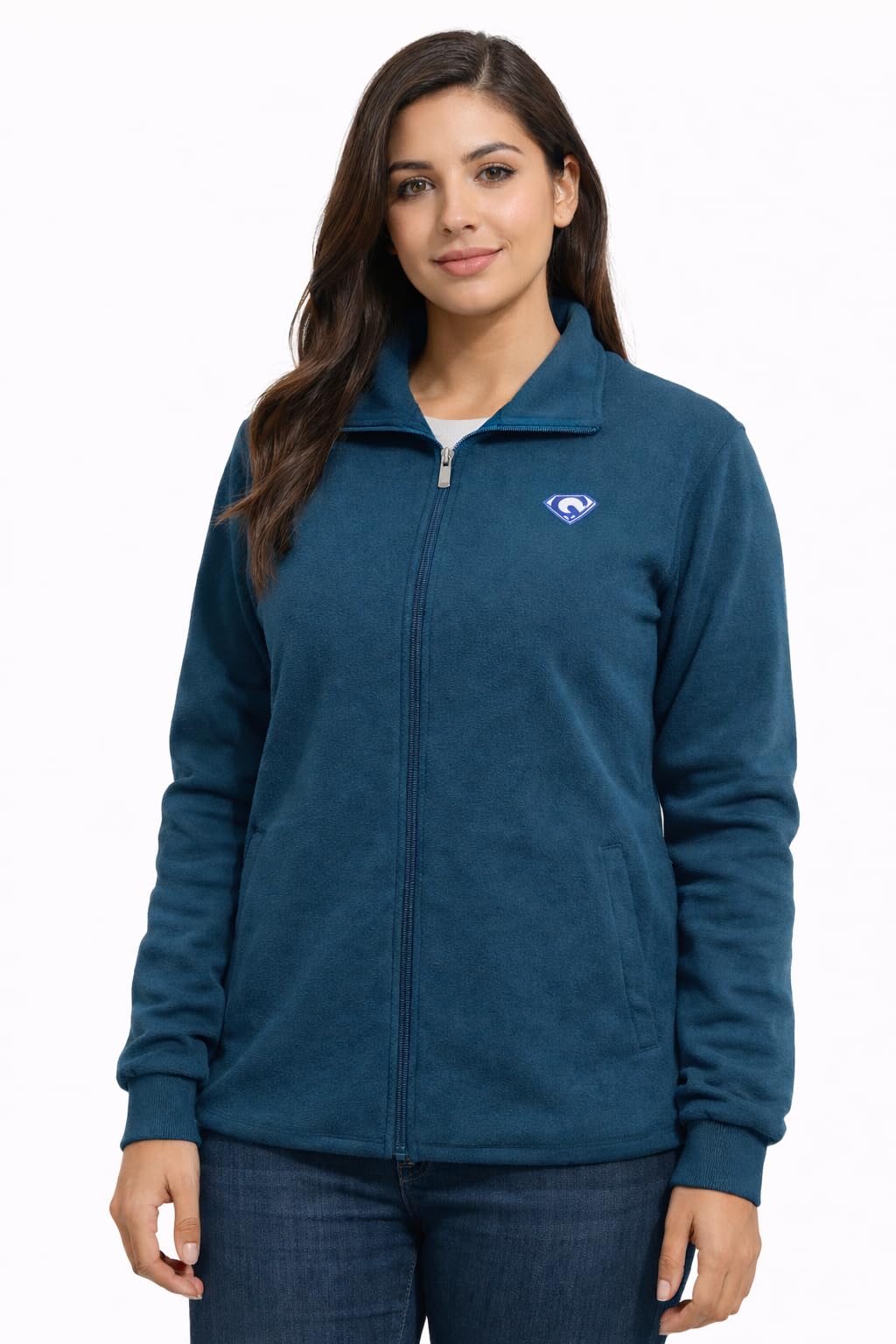 greatech fashions Premium Fleece Jacket for Women | Full Zip Warm Winter Sweatshirt | Soft Polar Fleece | Inside Pocket Design | Casual & Outdoor Wear-picture-47
