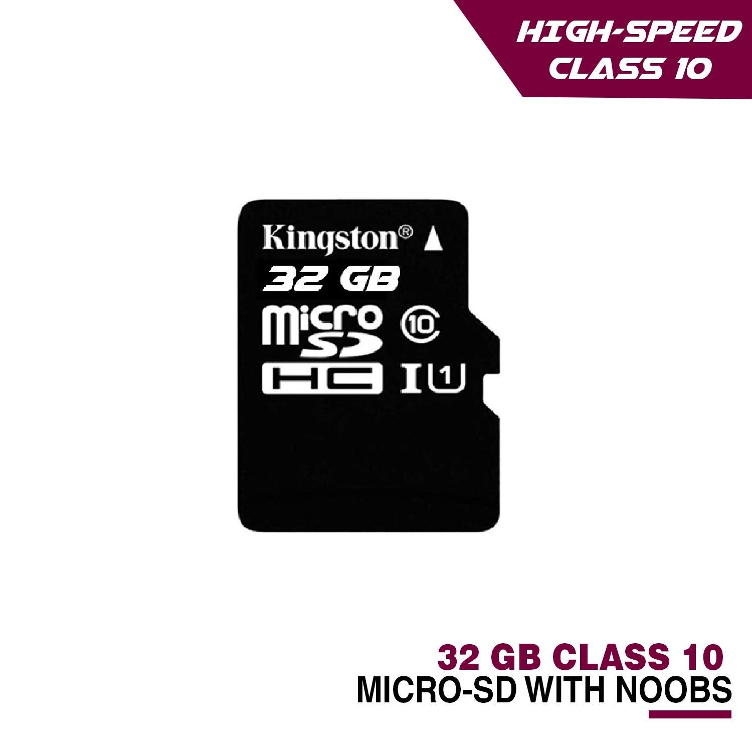 Sb Components - Kit Raspberry Pi 4 con BreadPi e libro di formazione (Raspberry Pi 4, custodia protettiva, alimentatore, cavo micro HDMI e scheda MicroSD da 32 GB) Custodia trasparente. 2 GB di RAM