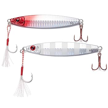 Amazon.co.jp: 【オルルド釣具】メタルジグD 8色セット 6.2cm