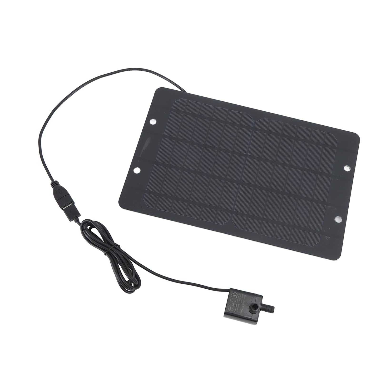 Kit di Pompa per Acqua Solare Fai -da -te, Pompa da 12 V a Base di Solare con Pannello da 6 V 10 W per Vasca da Giardino da Giardino da Bagno di Uccelli