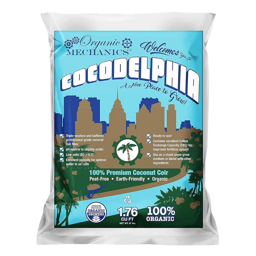 Amazon.com : Organic Mechanics Cocodelphia Premium Coco Coir, 1.76