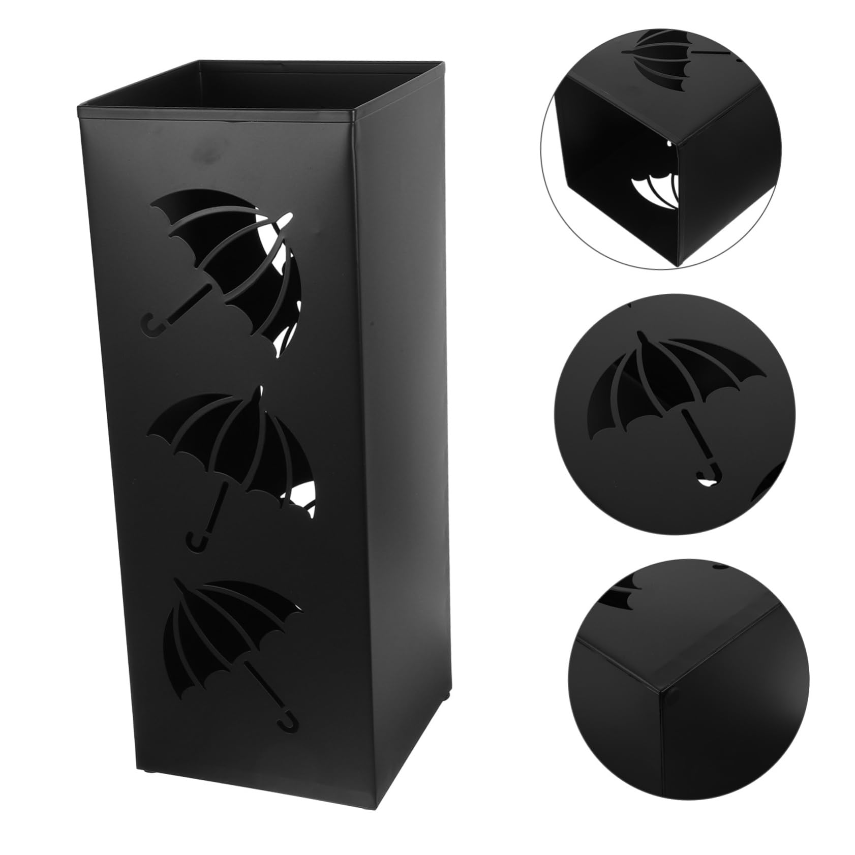 Amazon｜TOPPERFUN アイアン製傘立て 収納バケツ 玄関用 スタンド式 傘