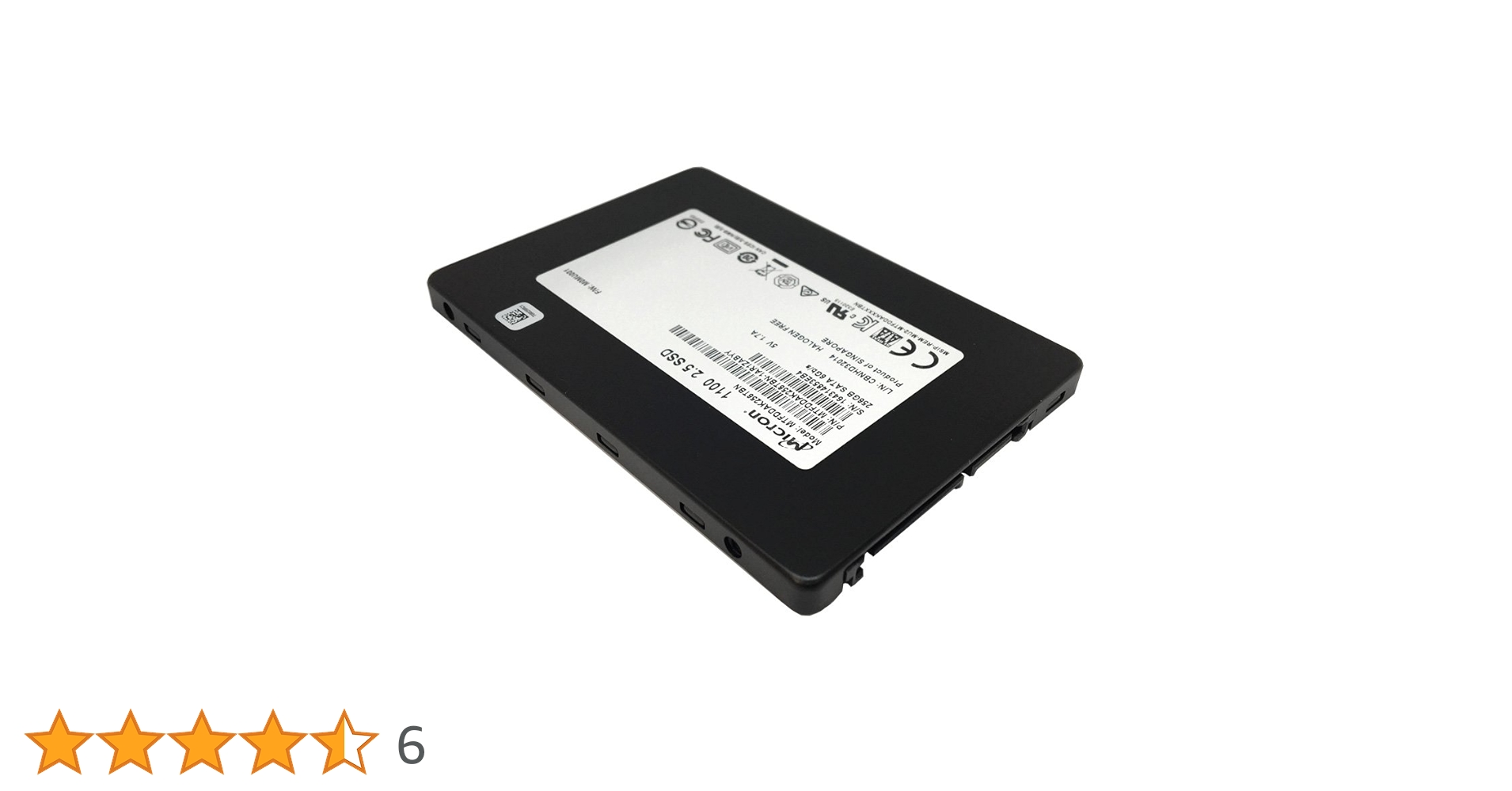 ②-WA33-Micron SATA 256GB 2.5インチ SSD 4点 For HP 861335-001 Micron 1100 MTFDDAV256TBN 256GB M.2 SATA