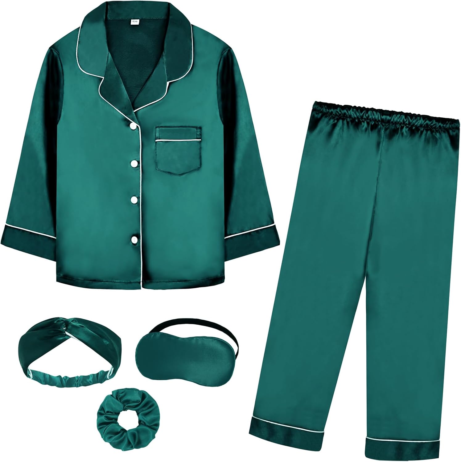 Hello Kitty Pajamas Silk Satin Pajamas Set Girls Piece