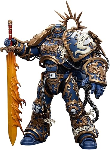 Miniatura 4 de JOYTOY Figura de acción Warhammer 40K 118 de 7 pulgadas, colección Ultramarines Primarch Roboute Guilliman, regalo para amantes de figuras de acción