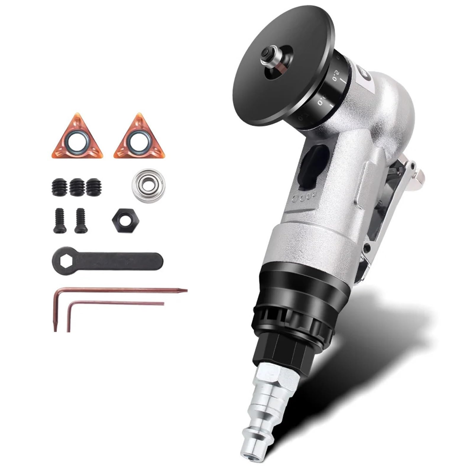 Pneumatic Chamfering Machine Handheld 45-Degree C Corner R Corner Woodworking Edge Trimming Deburring Air Miniature Mini Chamfer