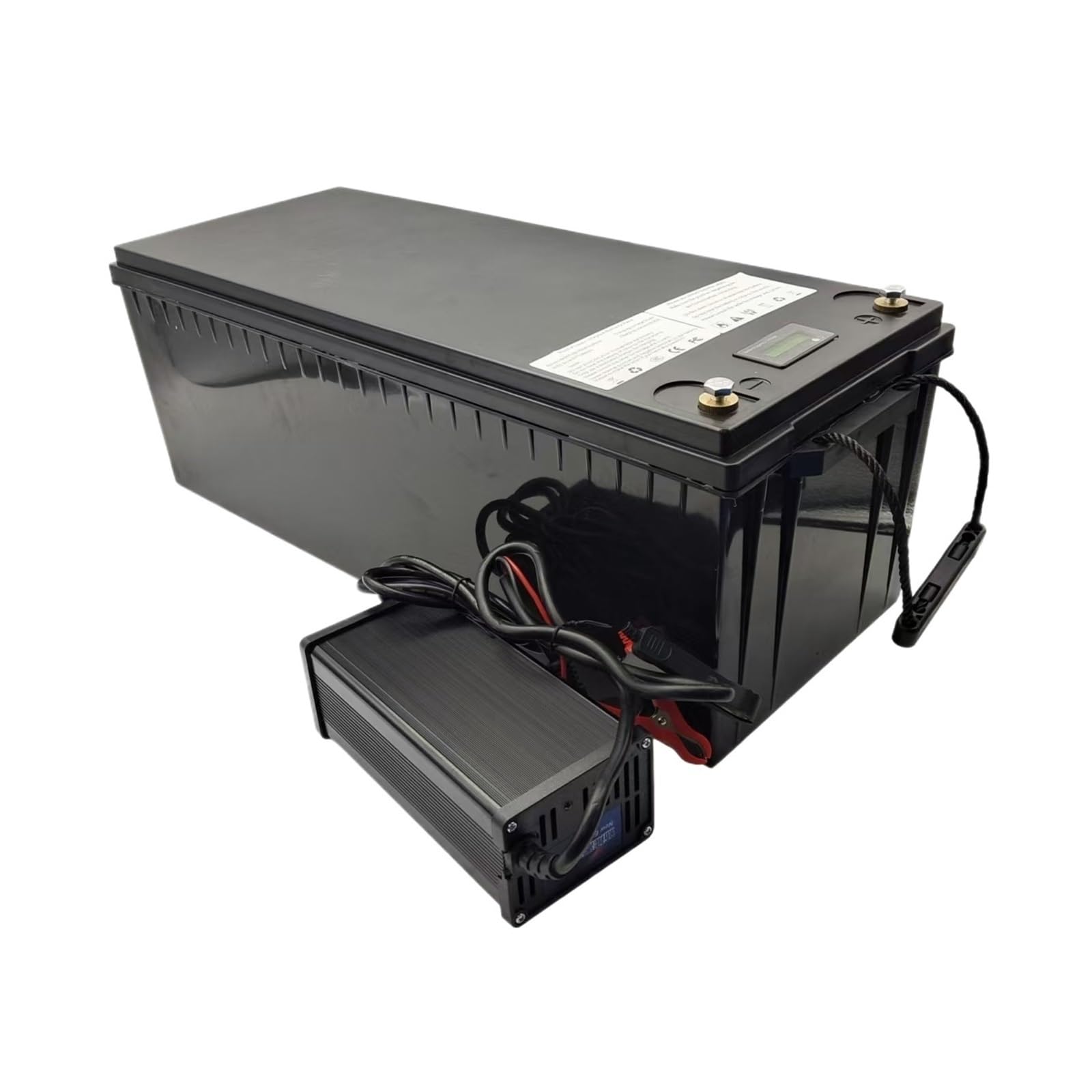 Batteria A Ciclo Profondo, 12V 200AH 300AH 400Ah 24V 150Ah 200Ah 36V 48V 100Ah | Batteria al litio Lifepo4 eu a ciclo profondo for barca con sistema solare audio for auto(24V 150Ah Bluetooth)
