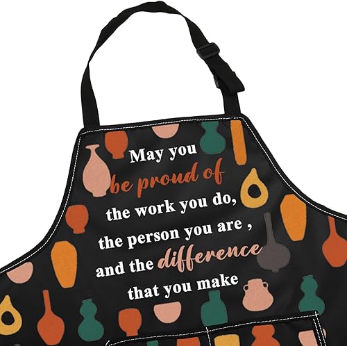 Miniatura 3 de JNIAP Delantal de cerámica para artistas y amantes - Regalo para fabricante de cerámica