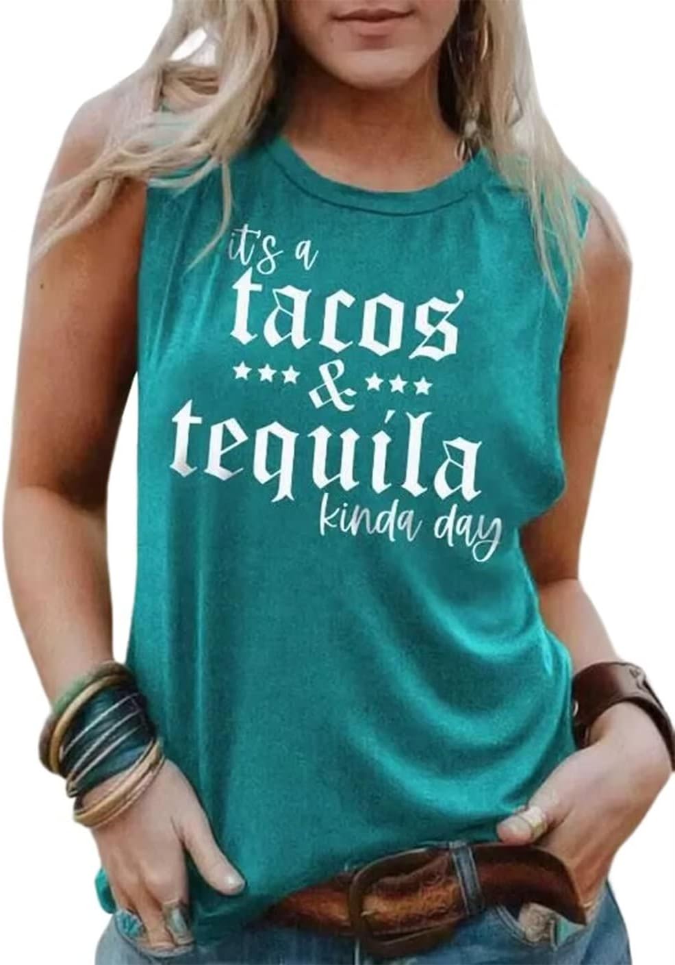 Tacos and Tequila Tank Top Women Cinco De Mayo Tank