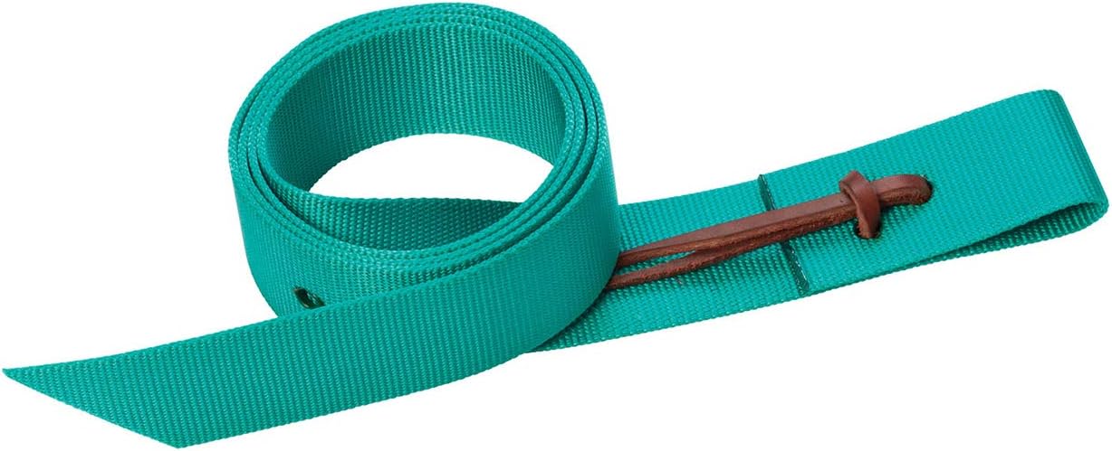 Weaver Leather Nylon Tie Strap with Holes, 1-3/4″ x 60″, Emerald Green