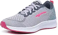 Tenis para Academia Caminhada Femininio Confortavel Cinza Pink