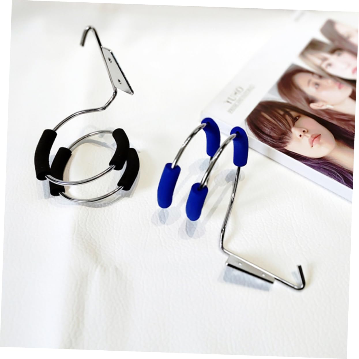 FRCOLOR 3 Set Di Supporto Per Asciugacapelli Da Parete Appendiabiti Per Asciugacapelli Organizer Per Strumenti Per Lo Styling Dei 2 Pezzi * 3