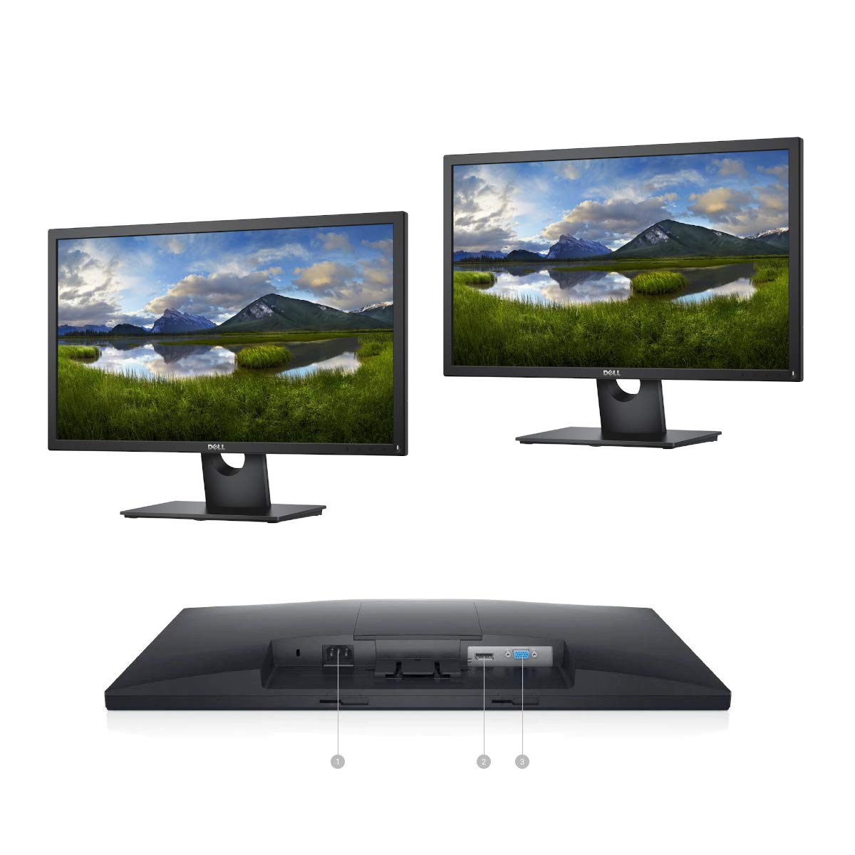 Buy Dell ESeries Dual 24inch LED Full HD Widescreen Monitor Bundle