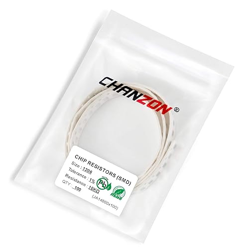 Miniatura 3 de Chanzon 100pcs 1206 SMD Resistor 10K  ohm 14W 0.25W 1% Tolerancia Película gruesa 10KR SMT Resistencias de chip Rohs certificadas