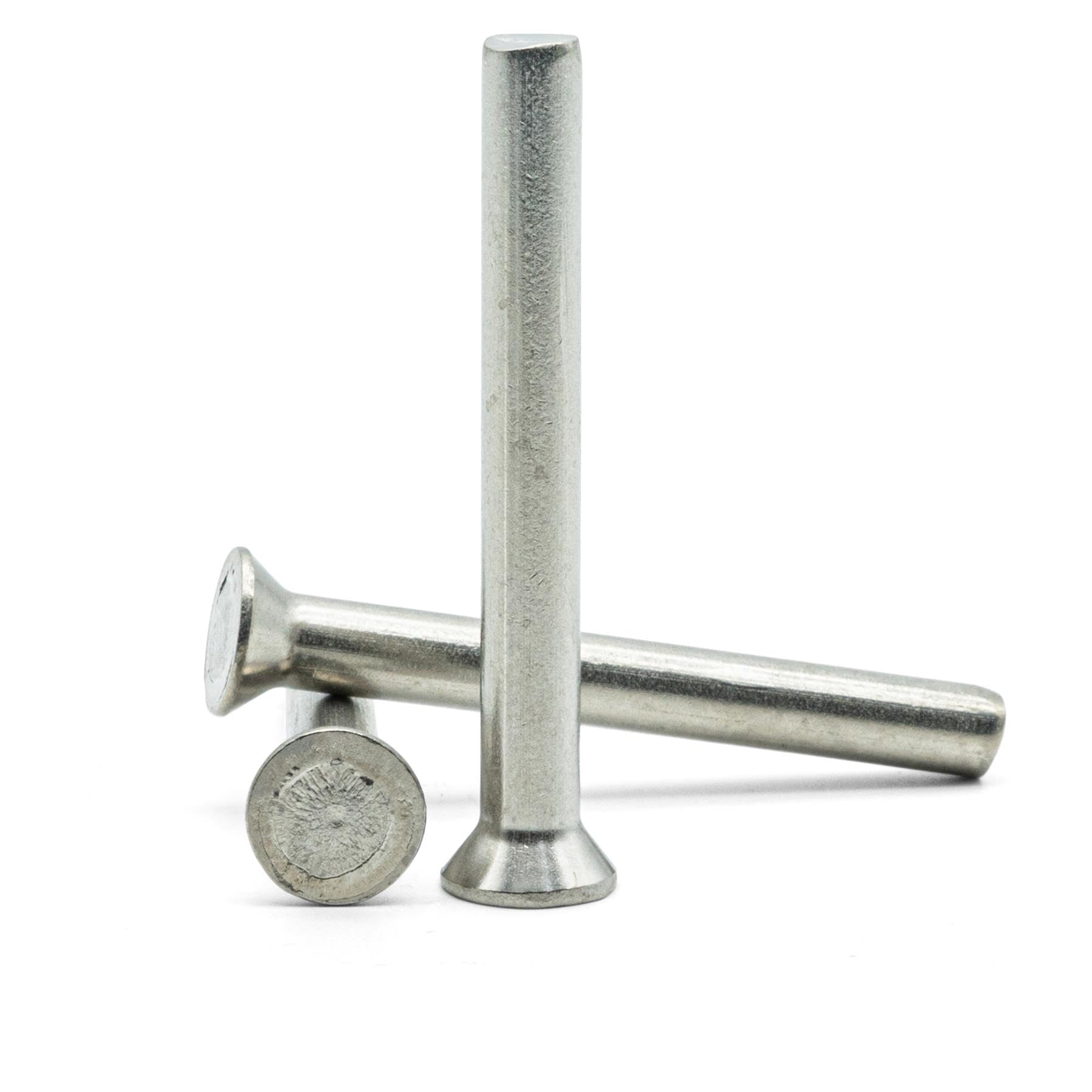 Hippo Hardware M5 (5mm X 20mm) Countersunk Head Solid Rivets A2 Stainless Steel DIN661 (Pack of 20)