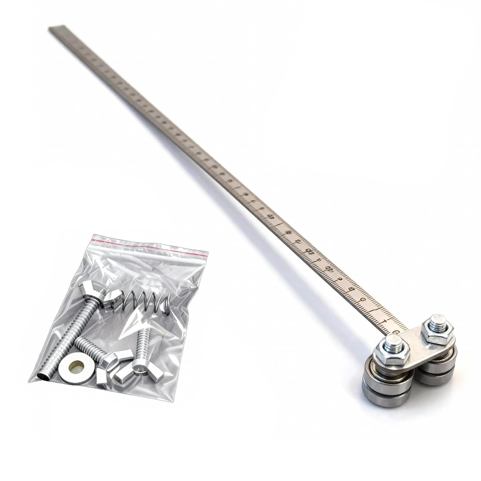 Tsophreniq Double Bearing 3Mm Thick Rustless Positioning Measure 60Cm For Strengthened Durability And Cutting Of Softwood Polystyrene Professional Measure