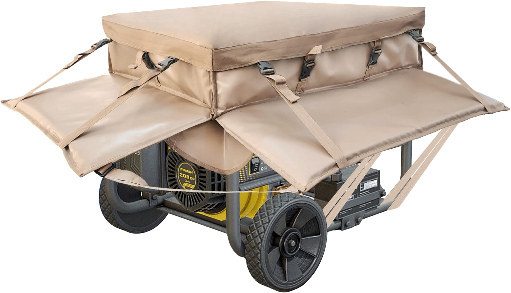 Rain Shelter Enclosure for Portable Generator Tent Running Cover to Run in Rain Storm Snow Sun Heavy Duty Generator Shed for 3500w-12000w Generators