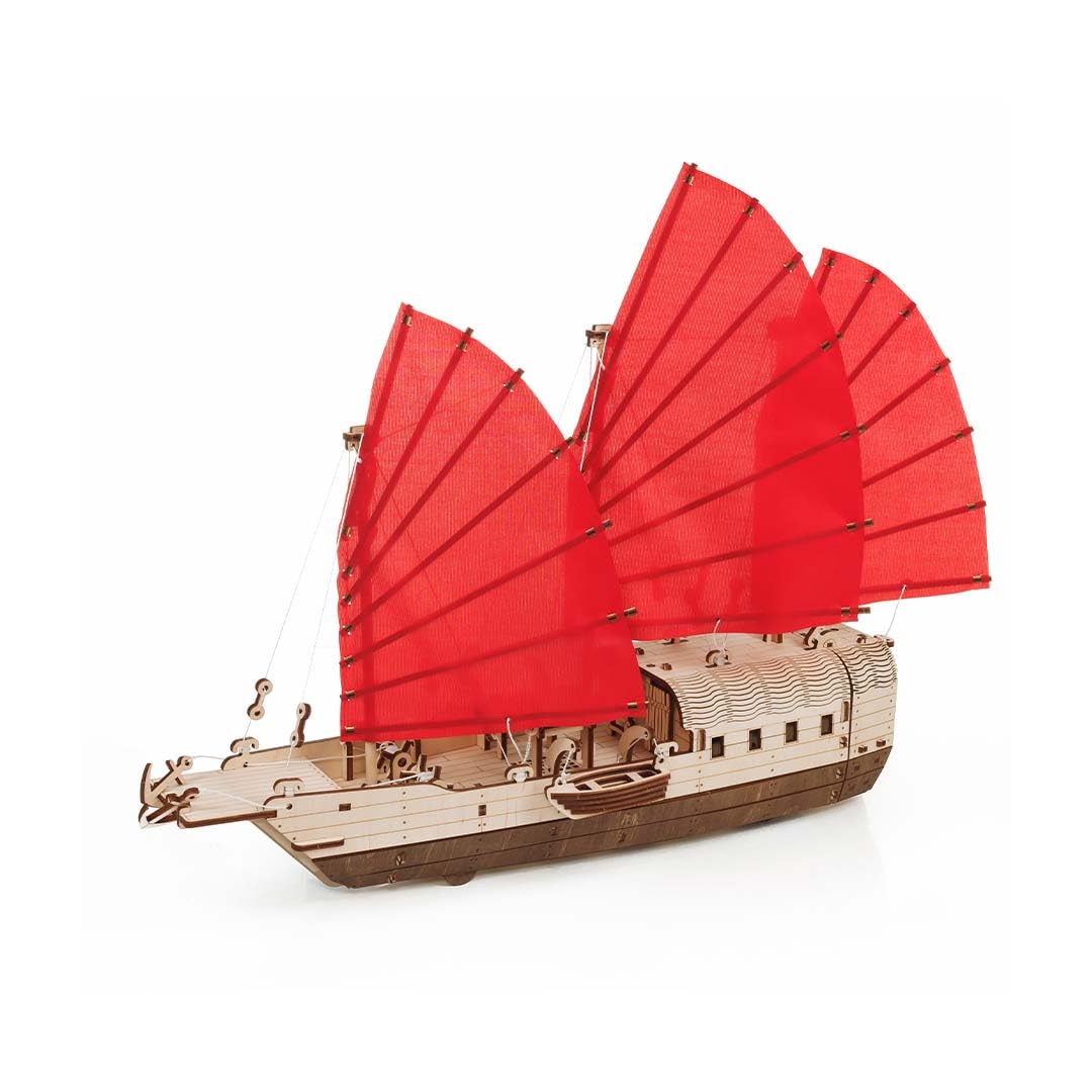 EWA Eco-Wood-Art – Puzzles 3D en Bois pour Adolescents et Adultes - DJONG - Kit DIY, sans Colle - 246 Pièces