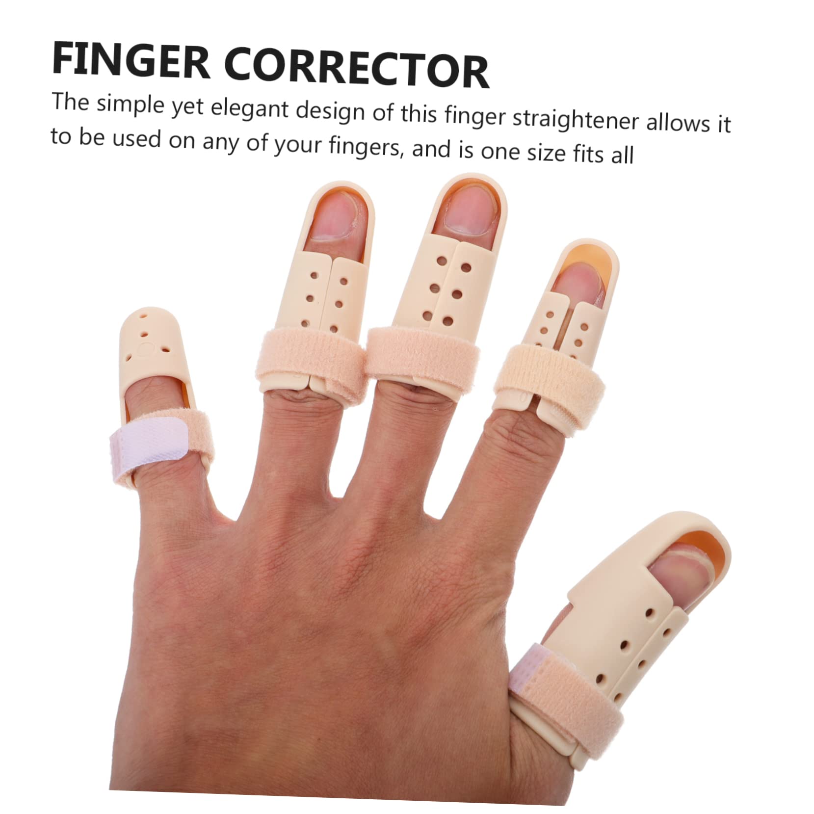 Ipetboom 6 Pcs Straightener Thumb Splint Lightweight for Stabilizing and Thumbs Easy to Wear Portable Design for Convenient Use