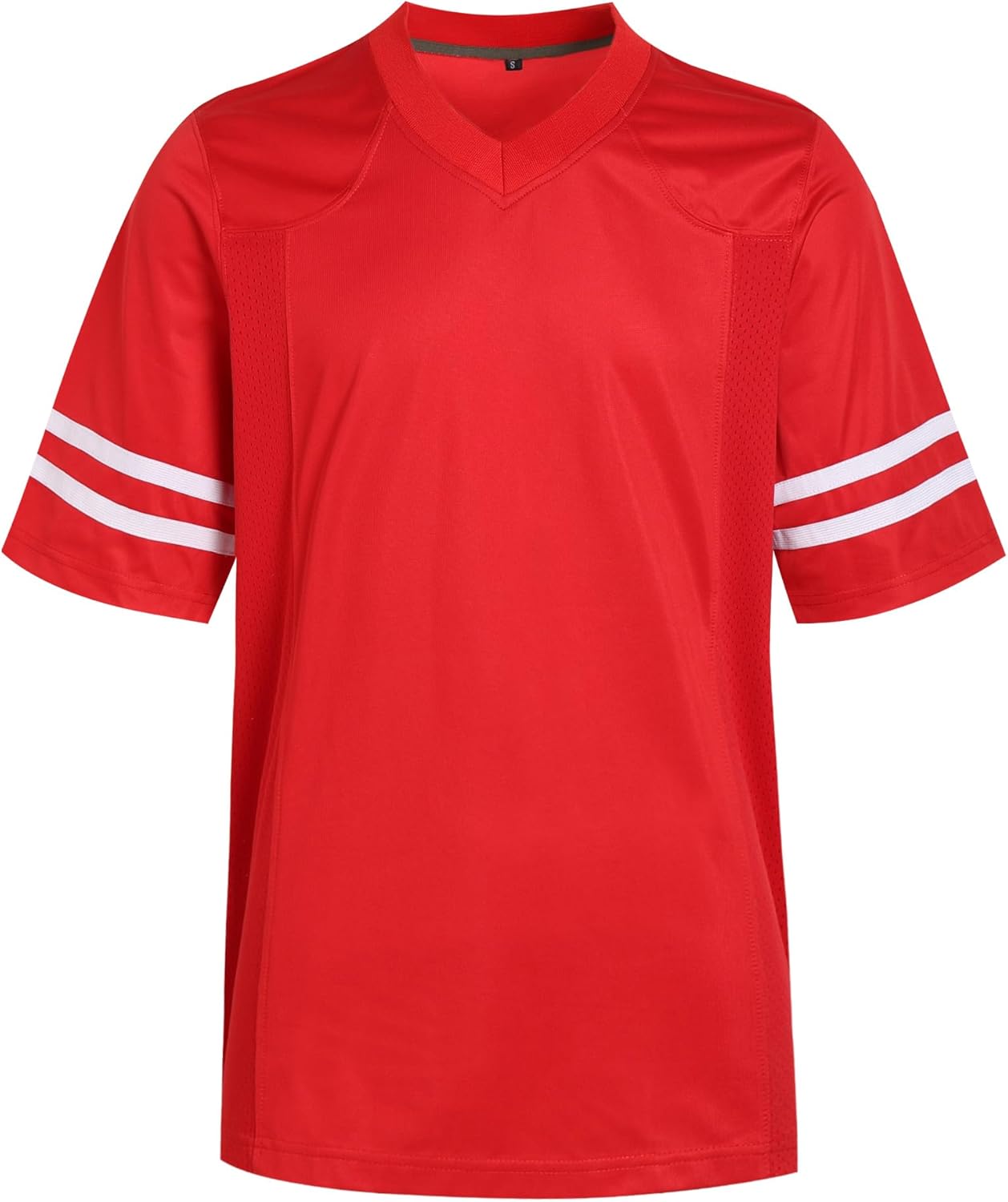 DEHANER Blank Football Jerseys for Men Unisex Workout Fitness Shirts Sports Uniform Casual Outfits