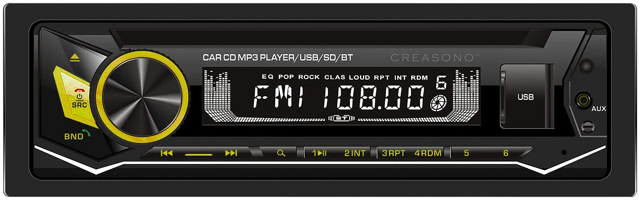 CD Radio Auto: MP3-Autoradio, CD, Bluetooth, Freisprechfunktion, USB, SD, 4x45W (Autoradio mit Player, Player Auto, 1 DIN)