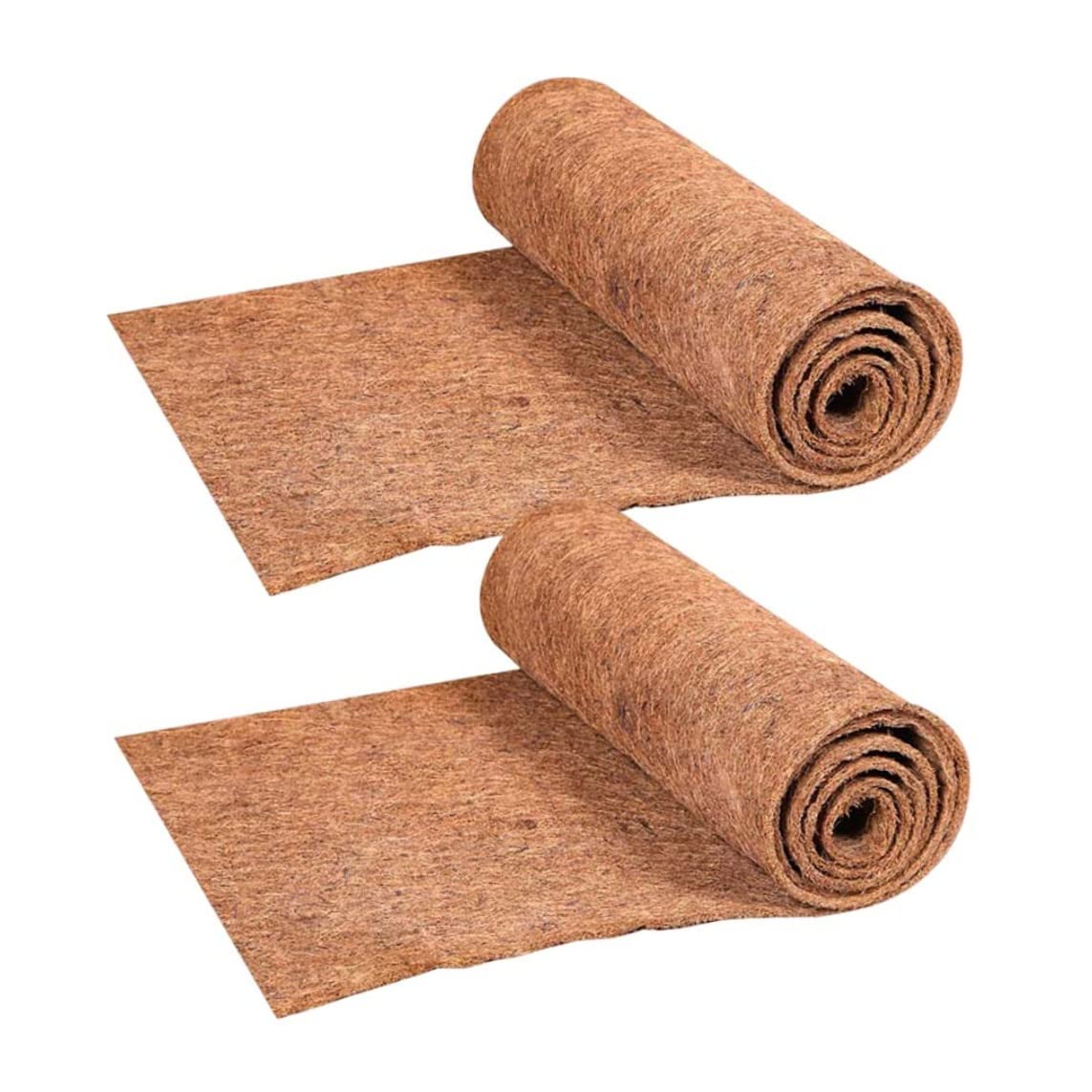 Esterilla de fibra de coco para macetas que retiene la humedad y evita la pérdida de tierra