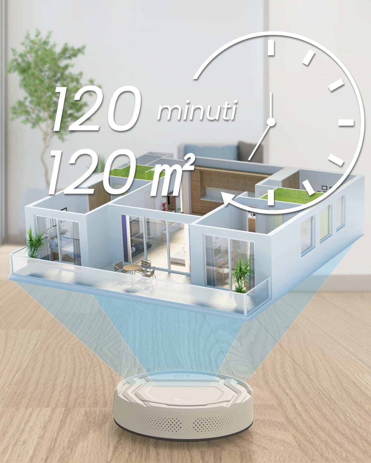 LEFANT Robot Aspirapolvere,Potenziamento del Tappeto,2200Pa,120 Minuti,Piccolo aspirapolvere robot 7,8 cm sottile 28 cm Diam,Wi-Fi/App/Alexa, Ideale per peli di animali domestici M210P Grigio LEFANT Robot Aspirapolvere,Potenziamento del Tappeto,2200Pa,120 Minuti,Piccolo aspirapolvere robot 7,8 cm sottile 28 cm Diam,Wi-Fi/App/Alexa, Ideale per peli di animali domestici M210P Grigio