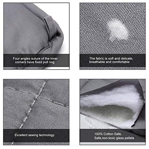 Asfrost Weighted Blankets For Kids And Adults, 60''X80'' 15Lbs, 100% Breatehable Cotton With Premium Glass Beads Of Heavy Blanket, Can Be Used In All Seasons, Dark Grey #TOP4