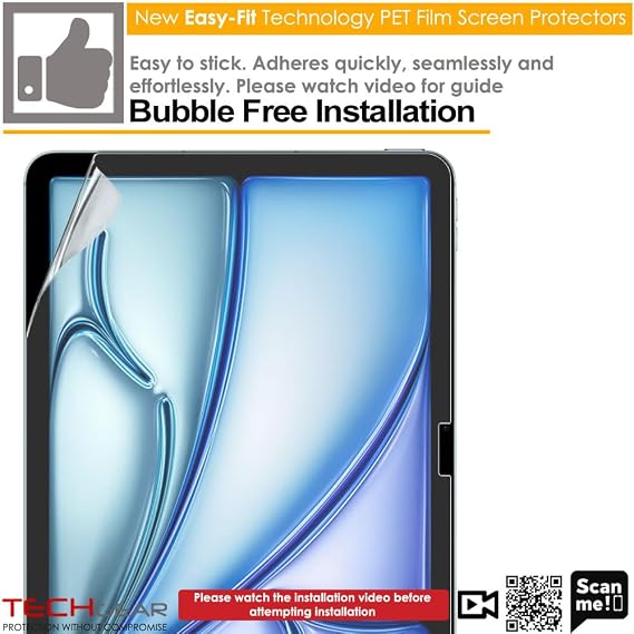 TECHGEAR [3 Pack] Screen Protectors for Apple iPad Air 13