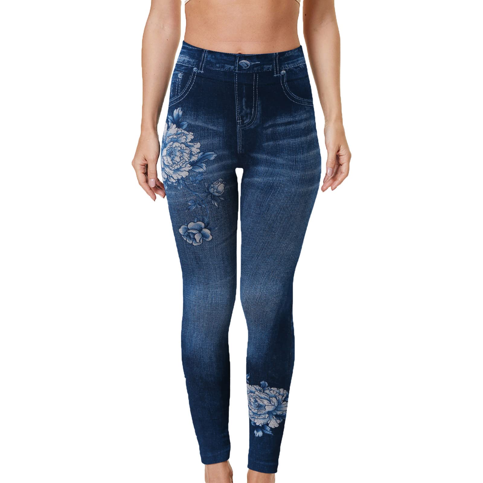 GenericWomen's All Day Soft Yoga Leggings Buttery Soft Tummy Control Workout Leggings with Heart Butt