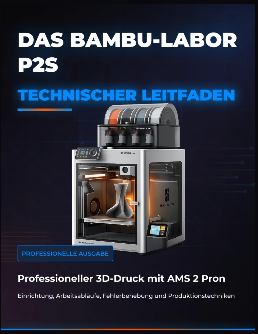 DAS BAMBU-LABOR P2S TECHNISCHER LEITFADEN: Professioneller 3D-Druck mit AMS 2 Pron: Einrichtung, Arbeitsabläufe, Fehlerbehebung und Produktionstechniken (Die digitale Meisterschaft)