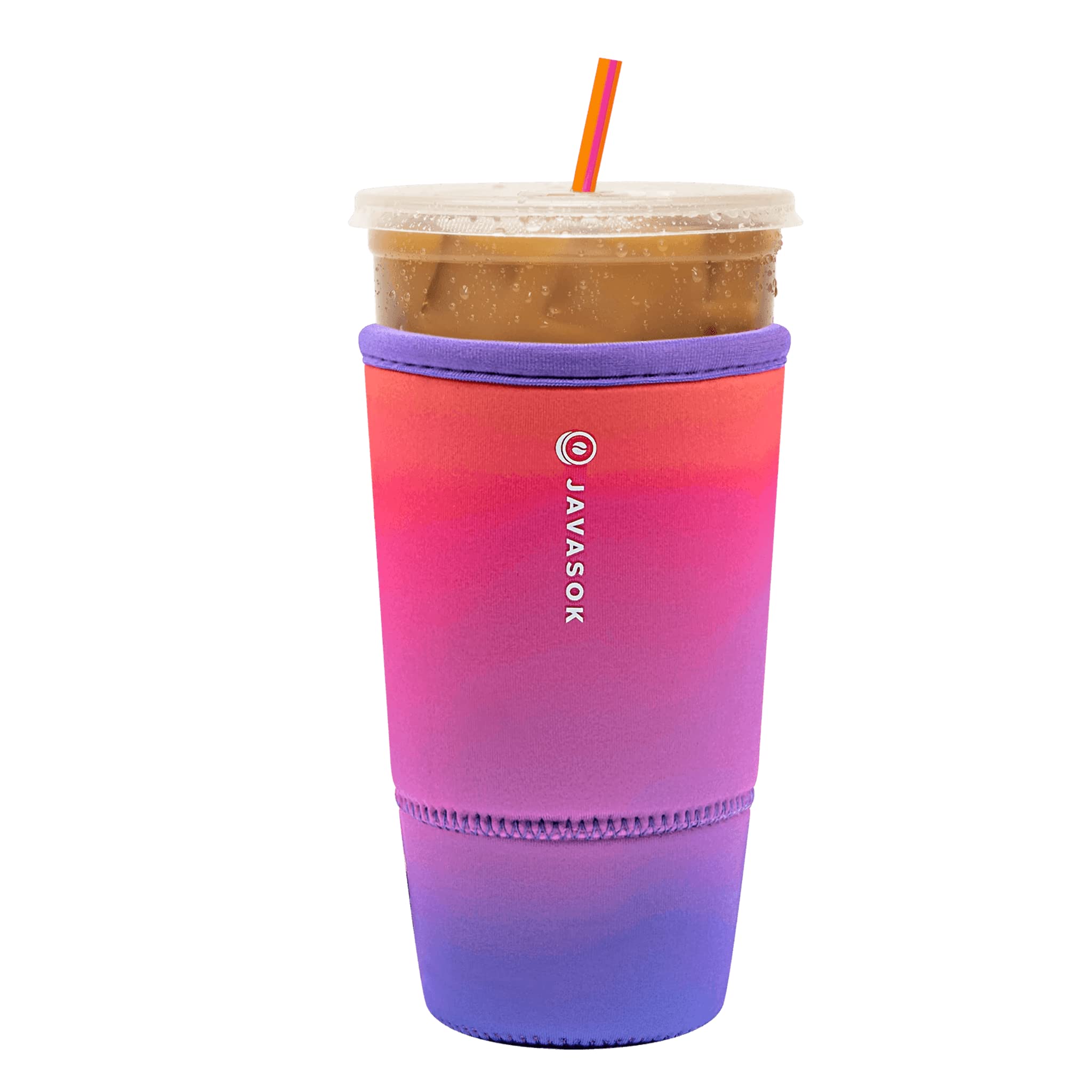 Sok It JavaSok Iced Coffee &amp; Cold Soda Insulated Neoprene Cup Sleeve (Twilight, XXLarge: 44-48oz)