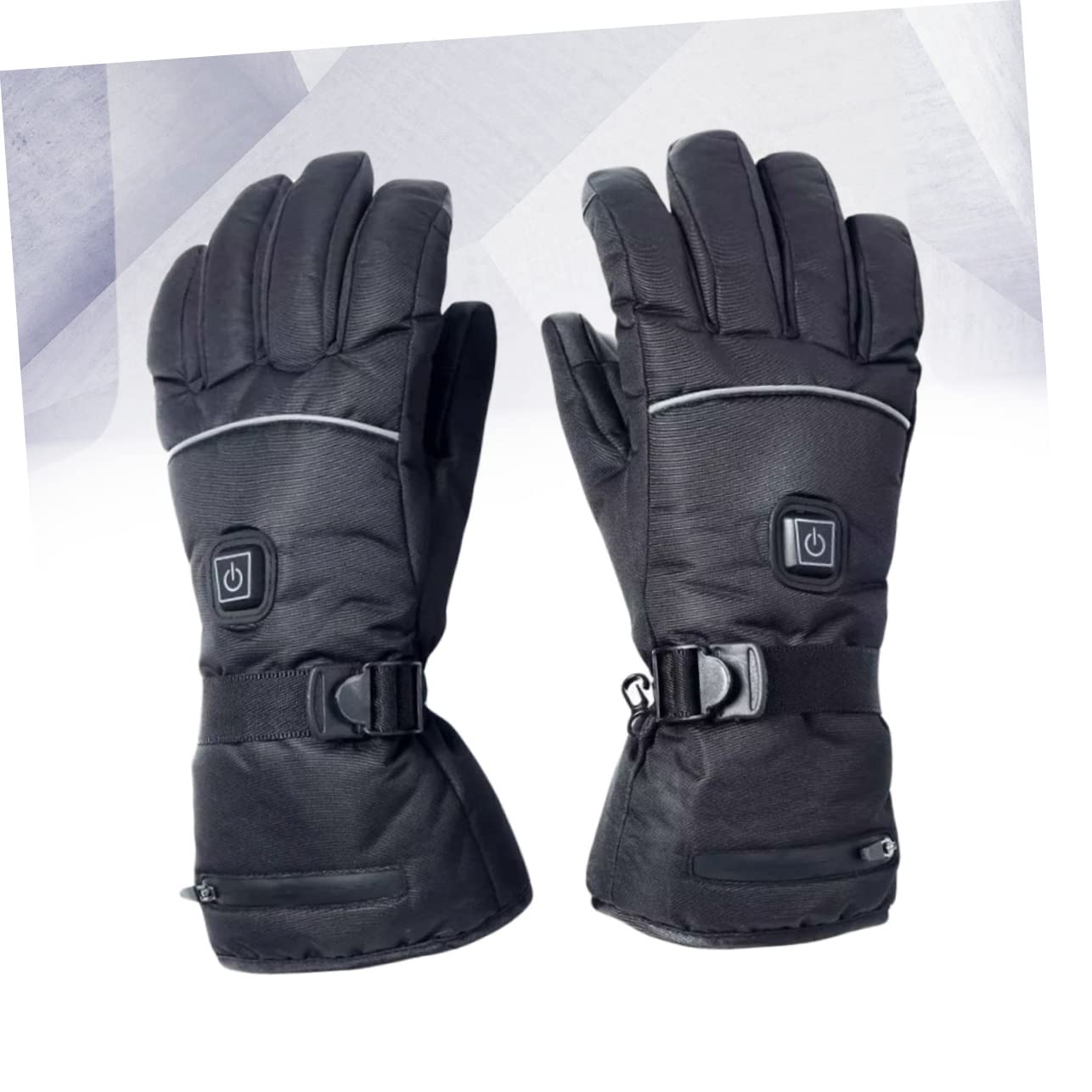 NAMOARLY Outdoor Gloves Heated Fingers Men's Snow Gloves 3 Modes Rechargeable Size s