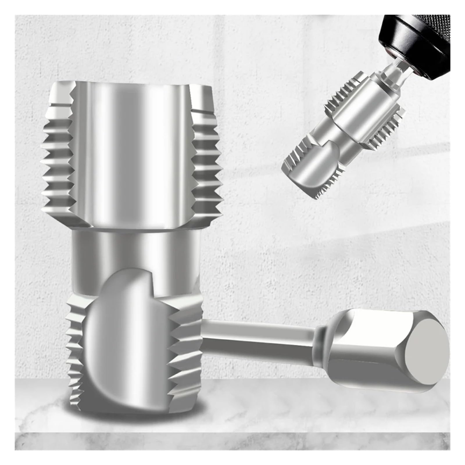 4/6 Punti PPR Apri Filettatura Interna per Tubi dell'Acqua Rubinetto Conico per Filettatura Interna per Tubi da 1/2" e 3/4" per Tubi, rubinetti
