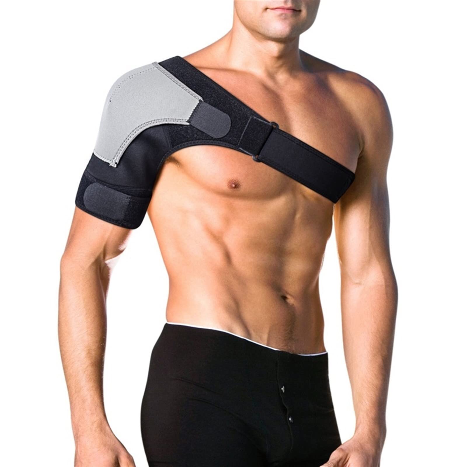 Correcteur Dorsal réglable pour Homme et Femme, Support de stabilité de l'épaule pour Soutien de la Coiffe des rotateurs déchirés, tendinite, Luxation, santé et Relaxation.