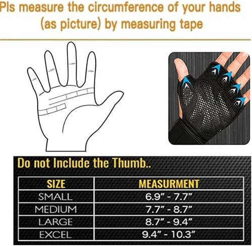 Miniatura 8 de Guantes de entrenamiento para hombres y mujeres, guantes de levantamiento de pesas, guantes de gimnasio ventilados, guantes de ejercicio para