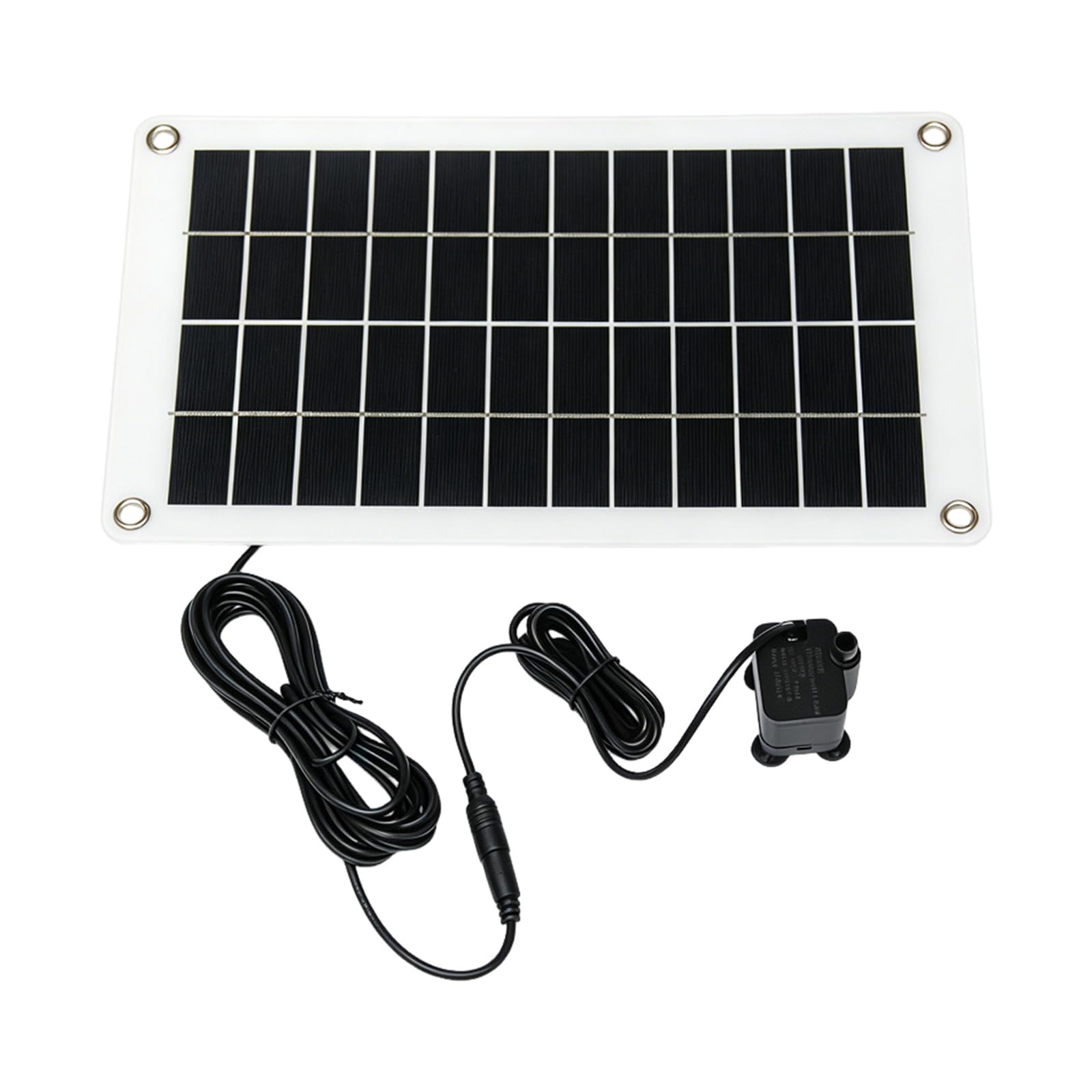 Pompa Acqua Solare con Pannello da 10 W, Cavo Uscita da 3