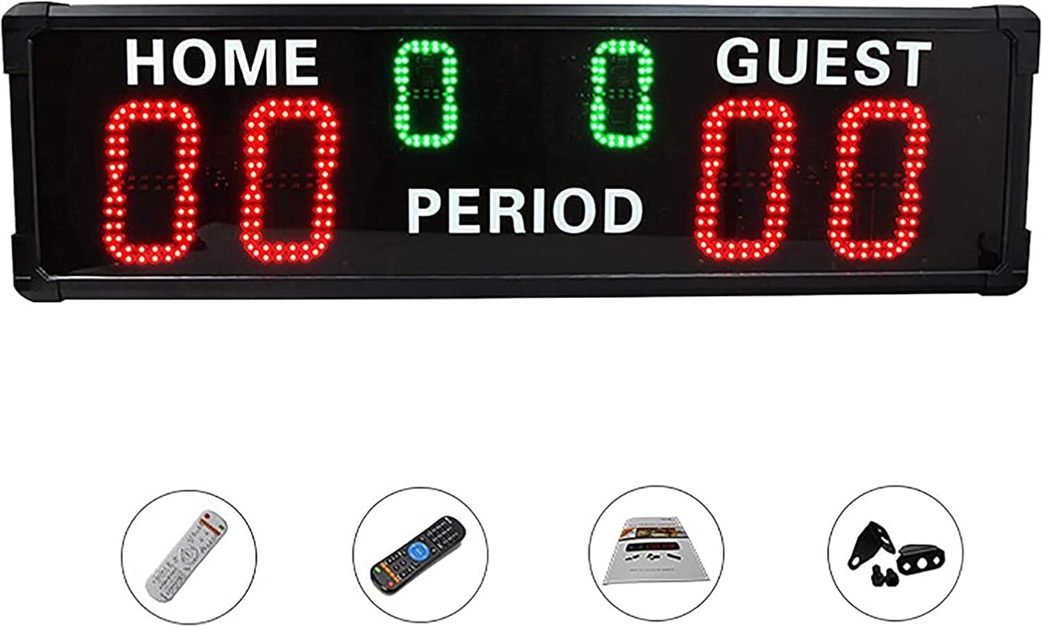 Tablica wyników LED do piłki nożnej, tablica wyników LED do wielu sportów, akcesoria do gier, elektroniczna tablica wyników LED do gry w koszykówkę, przenośna tablica wymienna