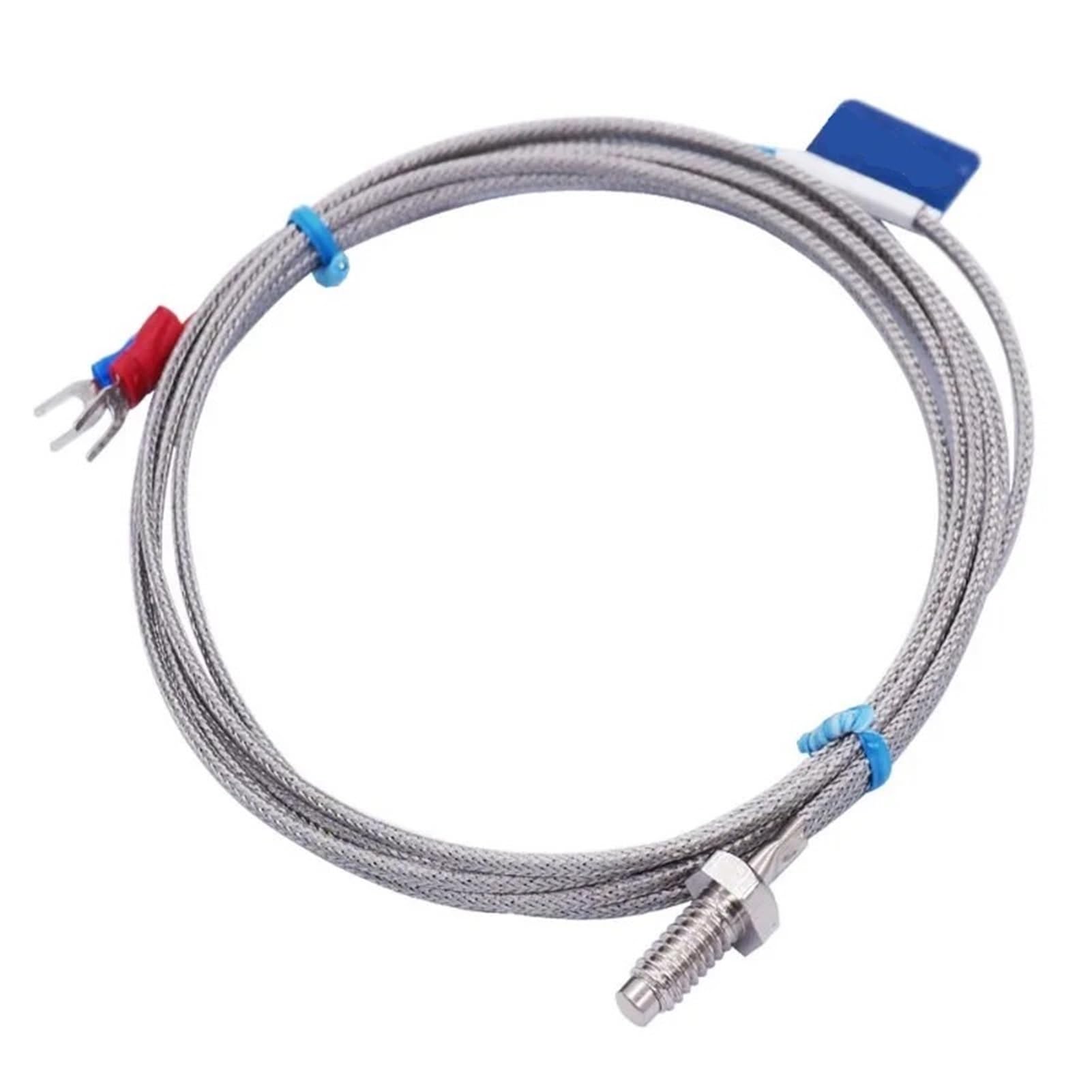 Sensor de temperatura de sonda de tornillo NPT1/10.2 cm, tipo K, cable termopar, rango de temperatura: 0-600 °C (9 m)