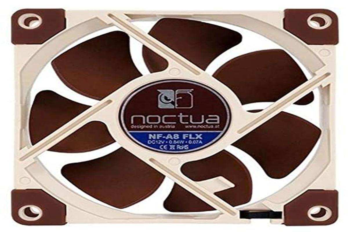 Noctua NF-A8 FLX, Ventilateur Silencieux Haut de Gamme, 3 Broches (80 mm, Marron)