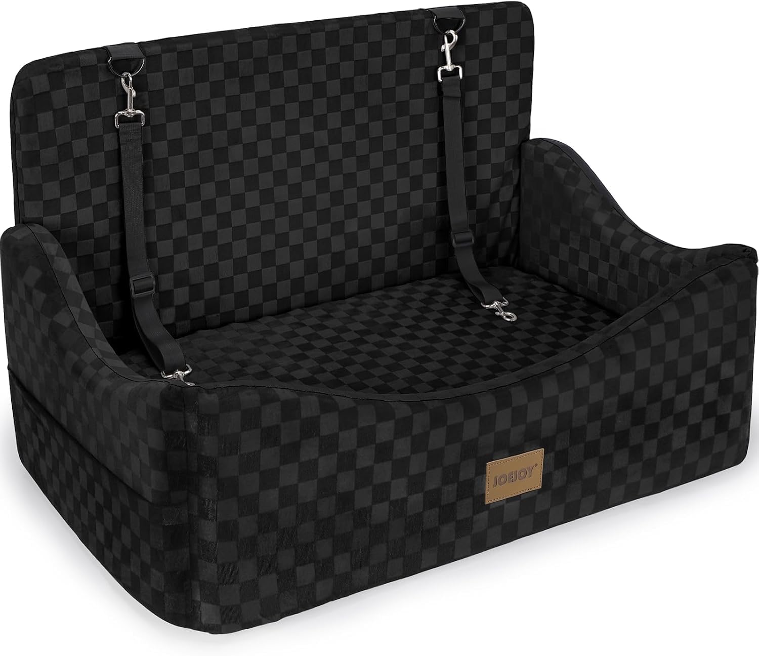 JOEJOY Large Dog Car Seat, Memory Foam Dog Booster Seat with Thick Cushion