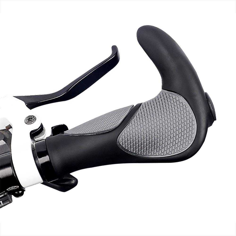 PATISZON MTB Fahrradgriffe - Rutschfeste Lenkergriffe Mit Alu-Einsätzen