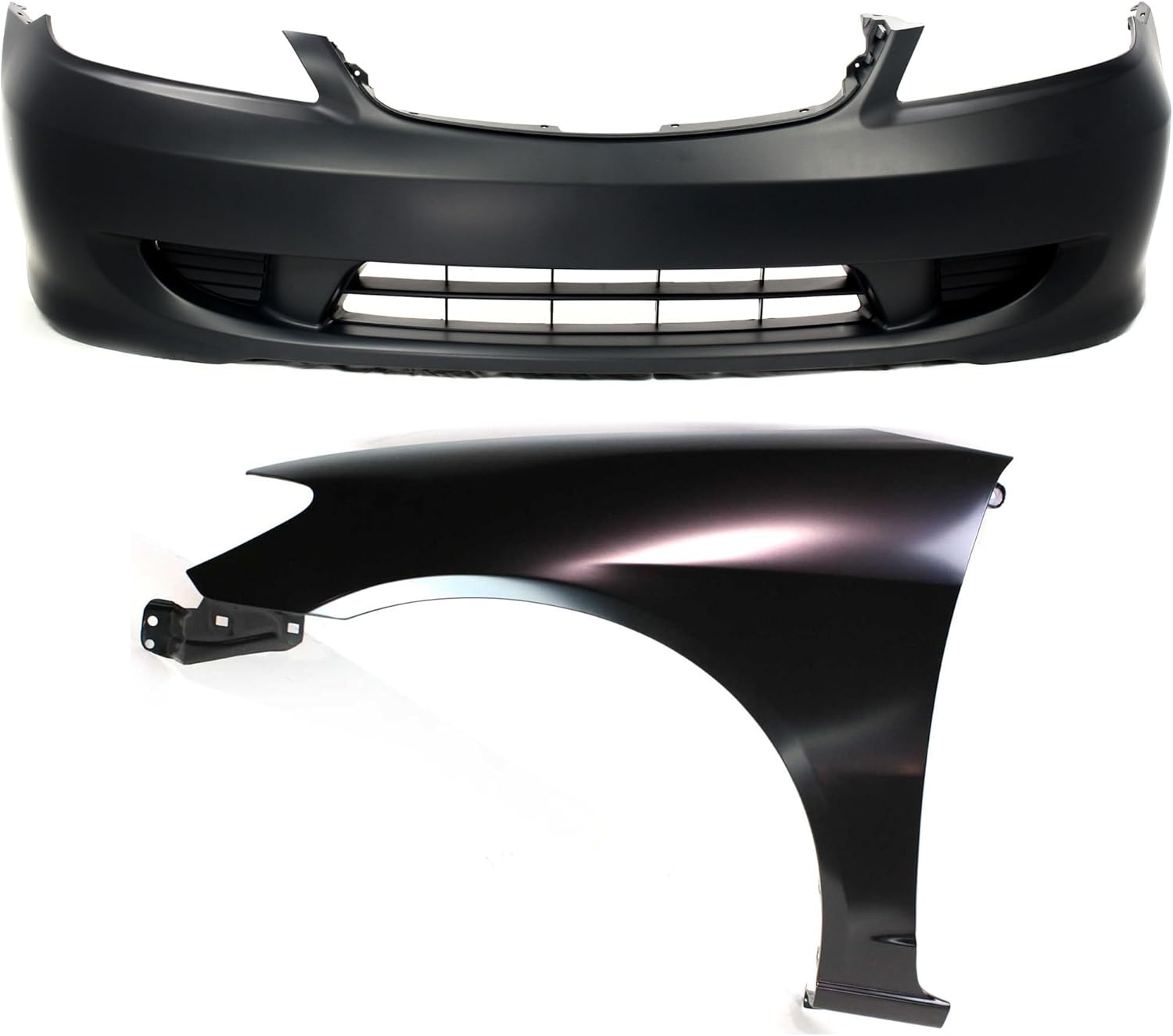 Garage-Pro Bumper Cover KIT Compatible with Honda Civic 2004-2005 Primed Front